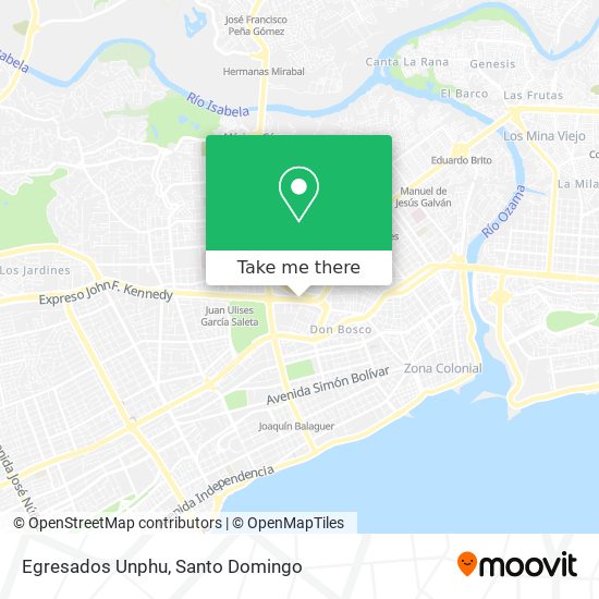 Egresados Unphu map