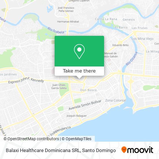 Balaxi Healthcare Dominicana SRL map