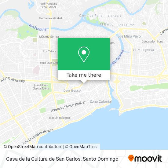 Casa de la Cultura de San Carlos map