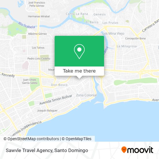 Mapa de Sawvle Travel Agency