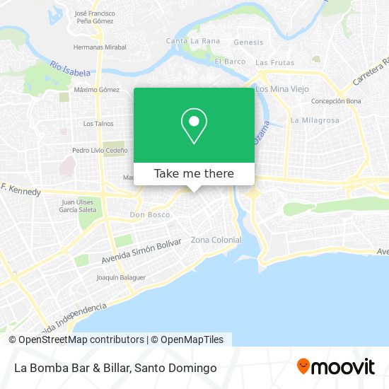 La Bomba Bar & Billar map