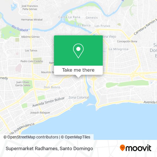 Supermarket Radhames map