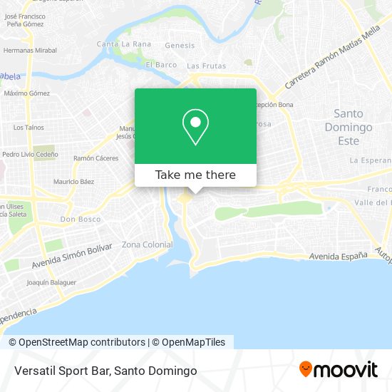 Mapa de Versatil Sport Bar