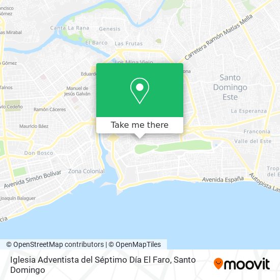 Iglesia Adventista del Séptimo Día El Faro map