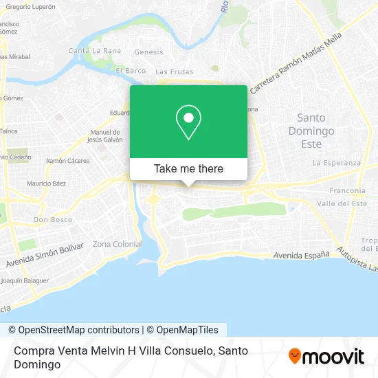 Mapa de Compra Venta Melvin H Villa Consuelo