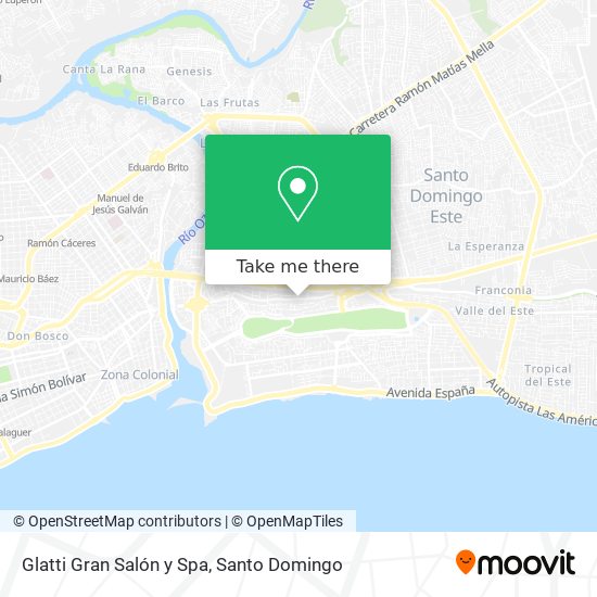 Mapa de Glatti Gran Salón y Spa