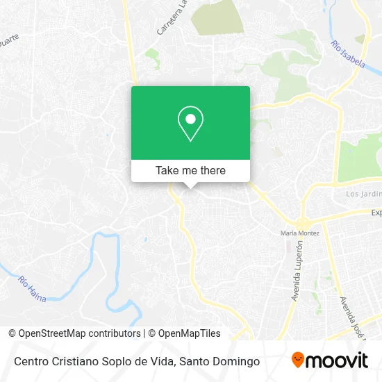 Mapa de Centro Cristiano Soplo de Vida