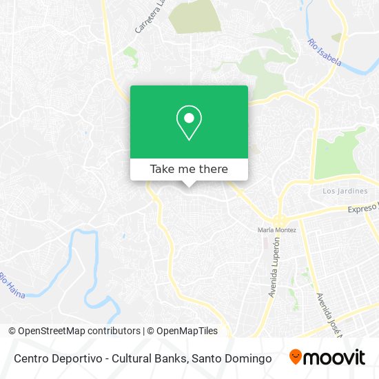 Centro Deportivo - Cultural Banks map