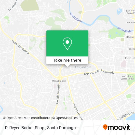 D' Reyes Barber Shop. map