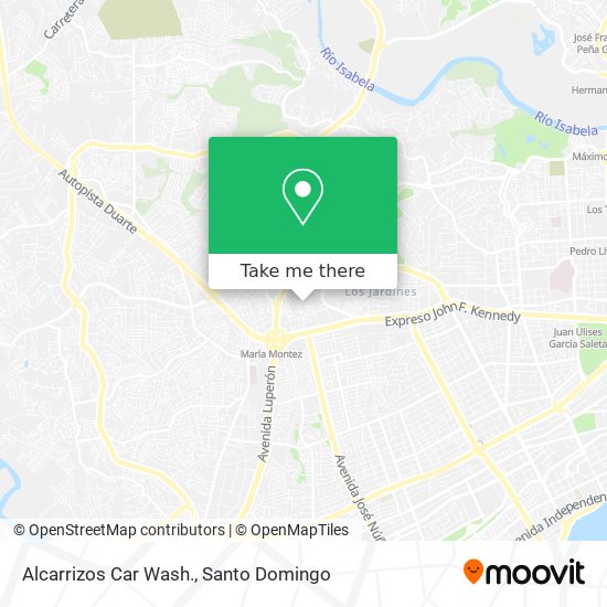 Alcarrizos Car Wash. map