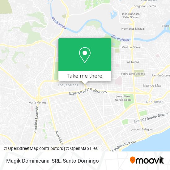 Magik Dominicana, SRL map