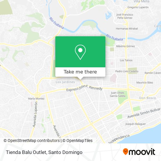 Tienda Balu Outlet map