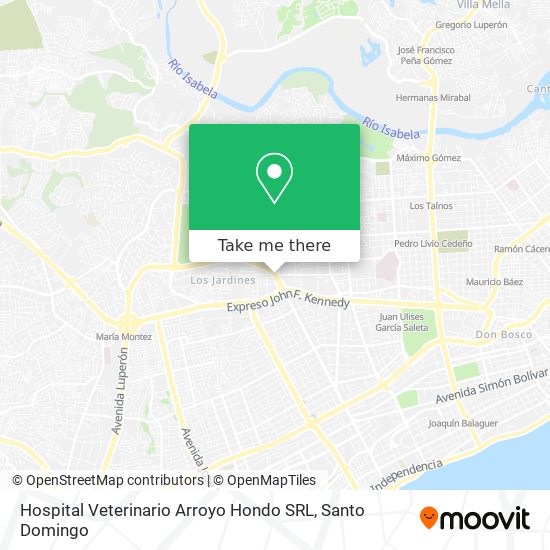 Hospital Veterinario Arroyo Hondo SRL map