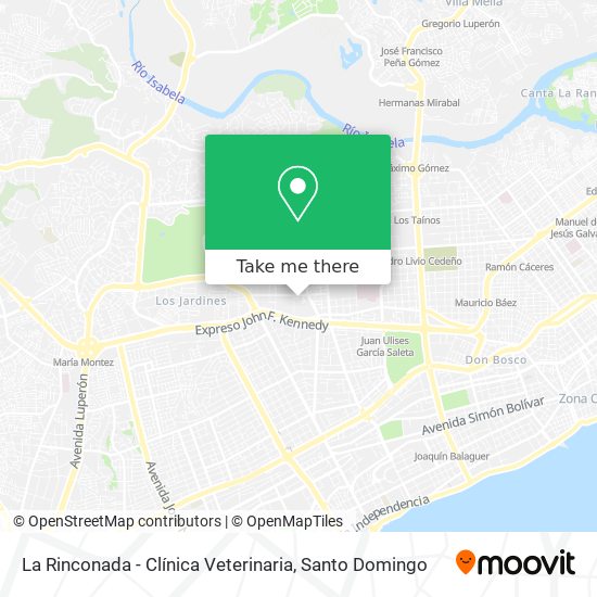 La Rinconada - Clínica Veterinaria map