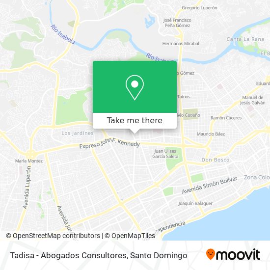 Tadisa - Abogados Consultores map