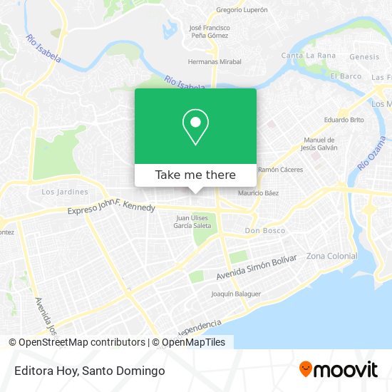 Editora Hoy map