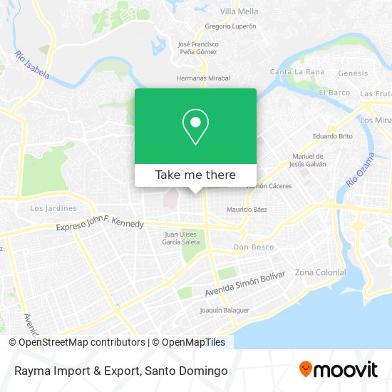 Rayma Import & Export map