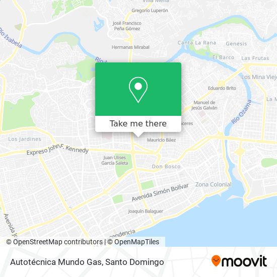 Autotécnica Mundo Gas map