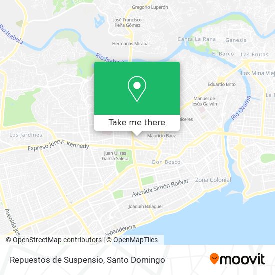 Repuestos de Suspensio map