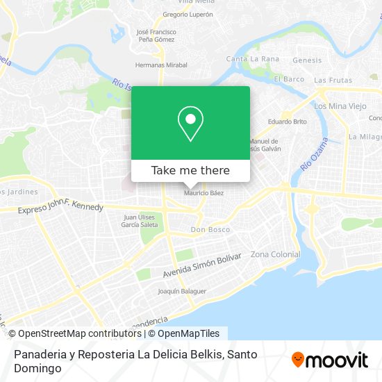 Panaderia y Reposteria La Delicia Belkis map