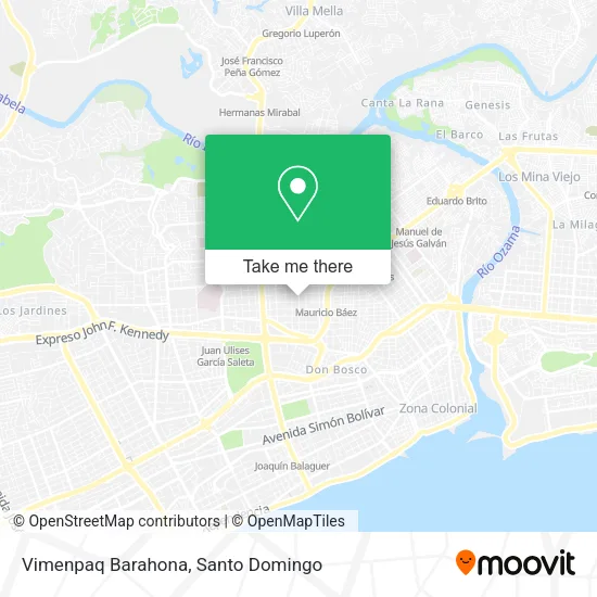 Mapa de Vimenpaq Barahona