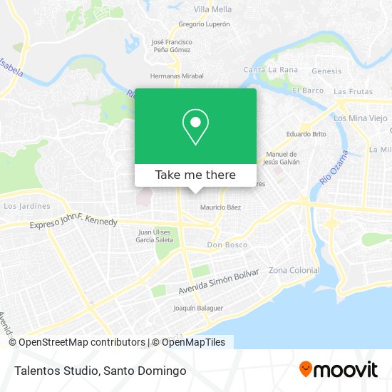 Talentos Studio map
