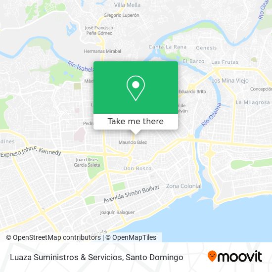 Luaza Suministros & Servicios map