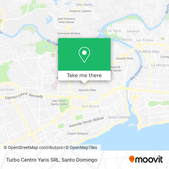 Turbo Centro Yaris SRL map