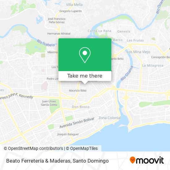 Beato Ferretería & Maderas map