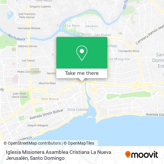 Iglesia Misionera Asamblea Cristiana La Nueva Jerusalèn map