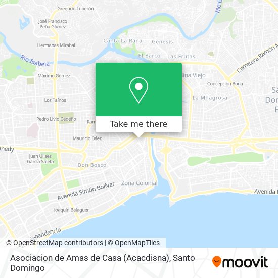 Asociacion de Amas de Casa (Acacdisna) map