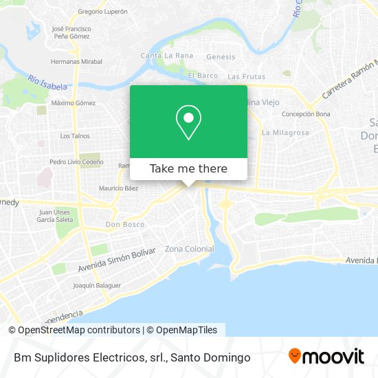 Bm Suplidores Electricos, srl. map