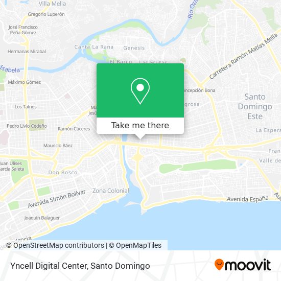 Yncell Digital Center map