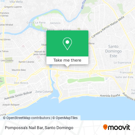 Pompossa's Nail Bar map