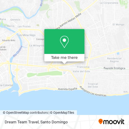 Dream Team Travel map