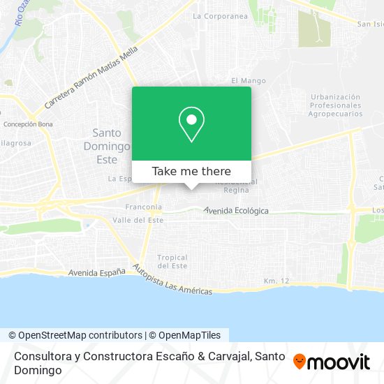 Consultora y Constructora Escaño & Carvajal map