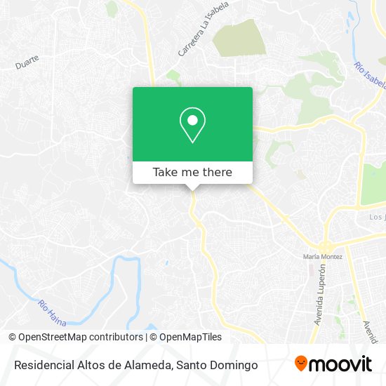 Residencial Altos de Alameda map