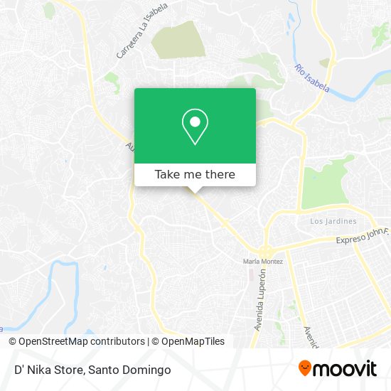 D' Nika Store map