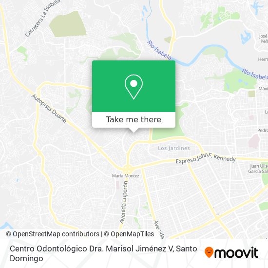 Centro Odontológico Dra. Marisol Jiménez V map