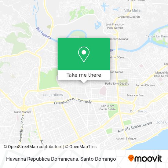 Havanna Republica Dominicana map