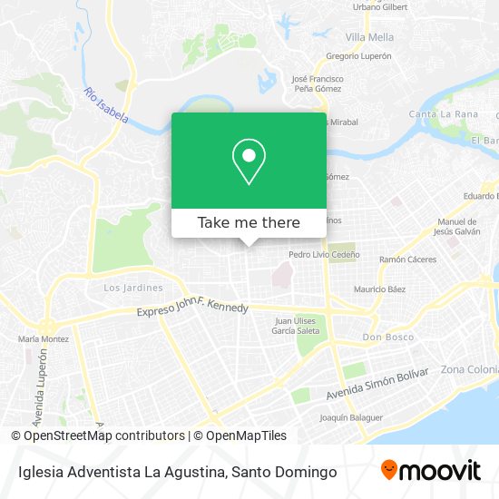 Iglesia Adventista La Agustina map