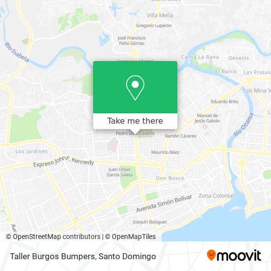 Mapa de Taller Burgos Bumpers