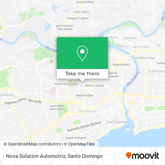 Nosa Solucion Automotriz map