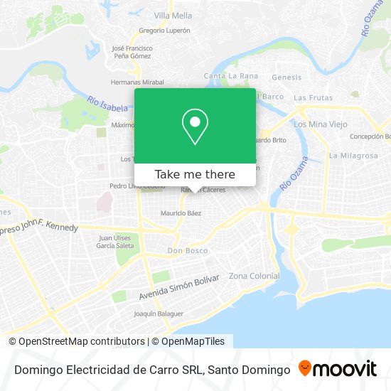 Domingo Electricidad de Carro SRL map