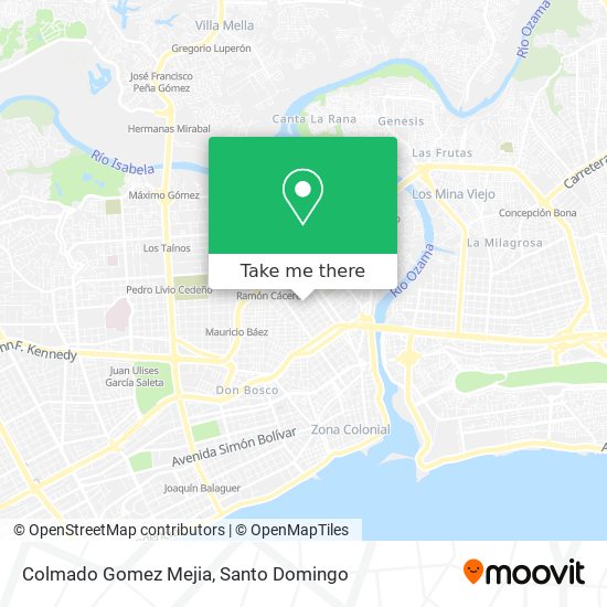 Colmado Gomez Mejia map