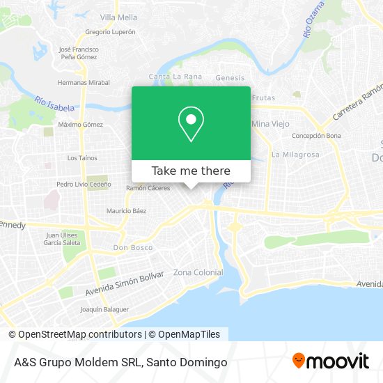 Mapa de A&S Grupo Moldem SRL