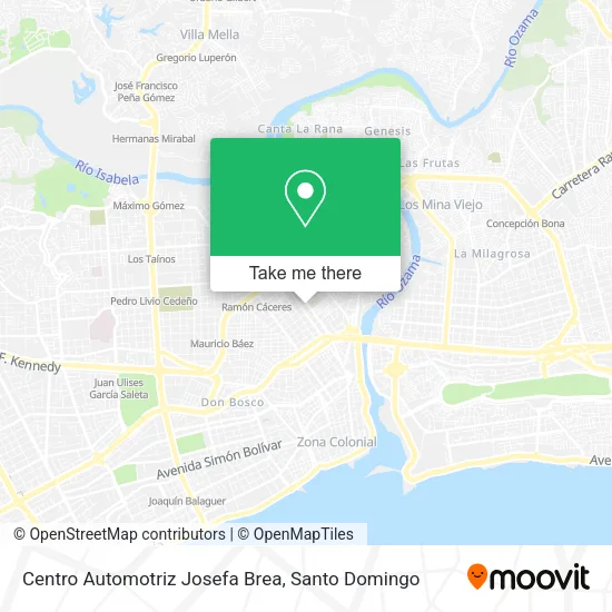 Centro Automotriz Josefa Brea map