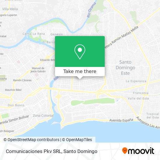 Comunicaciones Pkv SRL map