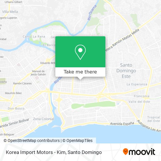 Korea Import Motors - Kim map