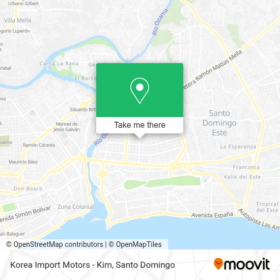 Korea Import Motors - Kim map